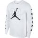 JORDAN 23 LONG SLEEVE TEE WHITE/BLACK