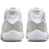 AIR JORDAN 11 RETRO WHITE/METALLIC SILVER-VAST GREY