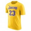 NIKE X NBA LEBRON JAMES LOS ANGELES LAKERS NIKE DRI-FIT AMARILLO/JAMES LEBRON