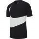 NIKE SPORTSWEAR SWOOSH TEE BLACK/WHITE