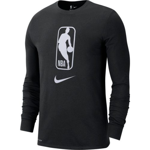 NIKE NBA TEAM 31 DRY LONG SLEEVE TEE BLACK/WHITE