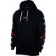 JORDAN SPORTSWEAR JUMPMAN AIR HOODY BLACK/GYM RED