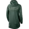 NBA X NIKE MILWAUKEE BUCKS NIKE THERMA FLEX SHOWTIME HOODIE FIR/BLACK/FLAT OPAL