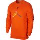 JORDAN DNA CREWNECK PULLOVER BRILLIANT ORNGE