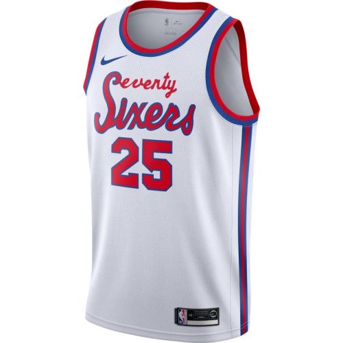 NBA X NIKE BEN SIMMONS PHILADELPHIA 76ERS CLASSIC EDITION SWINGMAN JERSEY WHITE