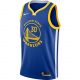 NBA X NIKE STEPHEN CURRY GOLDEN STATE WARRIORS M NK SWINGMAN ROAD JERSEY RUSH BLUE/WHITE/AMARILLO/CURRY STEPHEN