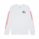 JORDAN SPORTSWEAR GREATEST L/S TEE WHITE/INFRARED/OBSIDIAN