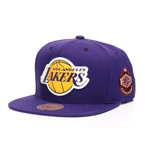 Mitchell & Ness Silicon Grass Snapback Los Angeles Lakers PURPLE