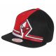 Mitchell & Ness NBA Chicago Bulls Short Split Snapback Black/Red/White Black/Red/White