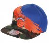 Mitchell & Ness New York Knicks Camo Paintbrush Snapback Camo Paintbrush