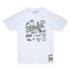 MITCHELL & NESS NBA CHICAGO BULLS DOODLE TEE WHITE