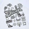 MITCHELL & NESS NBA CHICAGO BULLS DOODLE TEE WHITE