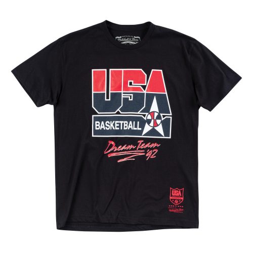 MITCHELL & NESS 1992  TEAM USA BASKETBALL TEE BLACK