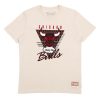 MITCHELL & NESS CHICAGO BULLS NBA FINAL SECONDS TEE SAND L