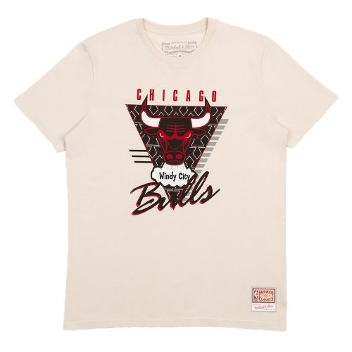 MITCHELL & NESS CHICAGO BULLS NBA FINAL SECONDS TEE SAND L