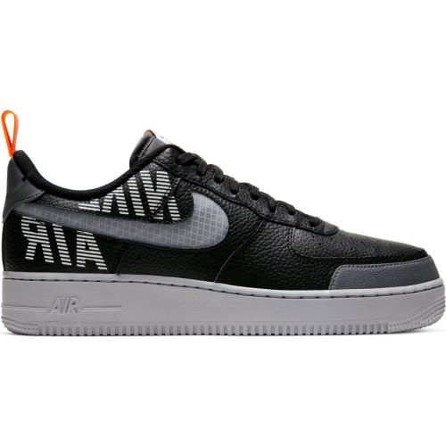 AIR FORCE 1 '07 LV8 2 BLACK/WOLF GREY-DARK GREY-TOTAL ORANGE