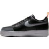 AIR FORCE 1 '07 LV8 2 BLACK/WOLF GREY-DARK GREY-TOTAL ORANGE