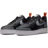 AIR FORCE 1 '07 LV8 2 BLACK/WOLF GREY-DARK GREY-TOTAL ORANGE