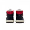 AIR JORDAN 1 MID W Black/Sail/Gym Red