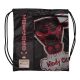 MITCHELL & NESS CHICAGO BULLS NBA TEAM LOGO CINCH BAG BLACK ONE