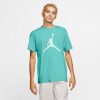 JORDAN JUMPMAN LOGO TEE TROPICAL TWIST/BARELY GREEN