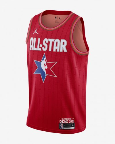 NBA X JORDAN GIANNIS ANTETOKOUNMPO ALL-STAR EDITION JERSEY UNIVERSITY RED/ANTETOKOUNMPO G