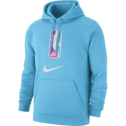 NBA X NIKE NBA LOGO HOODIE BLUE GALE/NBA GRAPHIC