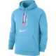 NBA X NIKE NBA LOGO HOODIE BLUE GALE/NBA GRAPHIC