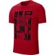 JORDAN DRI-FIT CREWNECK TEE GYM RED