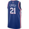 NBA X NIKE PHILADELPHIA 76ERS M NK SWINGMAN ROAD JERSEY RUSH BLUE/EMBIID JOEL