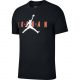 JORDAN AIR WORDMARK TEE BLACK/INFRARED