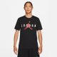 JORDAN SS CTN JRDN AIR WRDMRK BLACK/WHITE/GYM RED