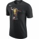 NIKE LOS ANGELES LAKERS PLAYER LOGO TEE BLACK/JAMES LEBRON