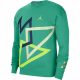 JORDAN SPORT DNA HBR FLEECE CREW NEPTUNE GREEN