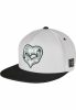 CAYLER & SONS MONEY HEART SNAPBACK CAP GREY/BLACK