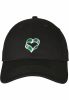 CAYLER & SONS MONEY HEART CURVED CAP BLACK/MC