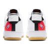 NIKE AIR FORCE 1 '07 LV8 WHITE/WHITE-BRIGHT CRIMSON-BLACK