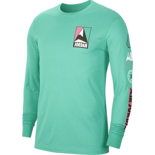 JORDAN MOUNTAINSIDE LONG SLEEVE CREW NEPTUNE GREEN