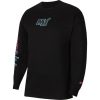 NBA X NIKE MIAMI HEAT TEE CTS CE LS BLACK