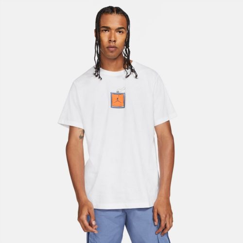 JORDAN KEYCHAIN SHORT SLEEVE CREW WHITE