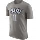 JORDAN X NBA KYRIE IRVING BROOKLYN NETS TEE DK GREY HEATHER/IRVING KYRIE