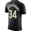 JORDAN X NBA GIANNIS ANTETOKOUNMPO MILWAUKEE BUCKS STATEMENT EDITION TEE BLACK/ANTETOKOUNMPO G