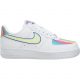 NIKE AIR FORCE 1 EASTER WMNS WHITE/BARELY VOLT-HYPER BLUE