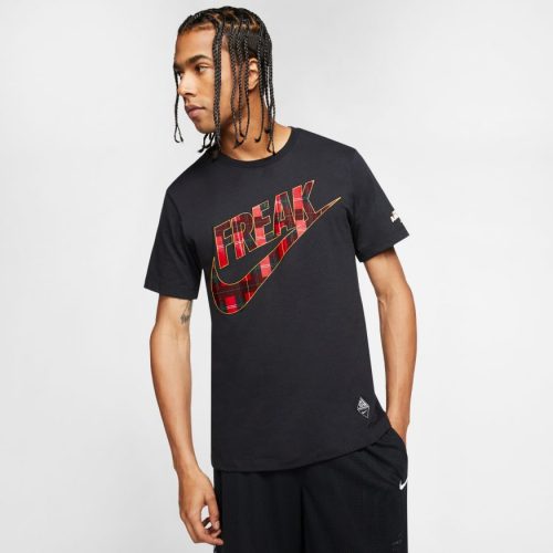 NIKE GIANNIS EMPLOYEE OF THE MONTH LOGO TEE BLACK