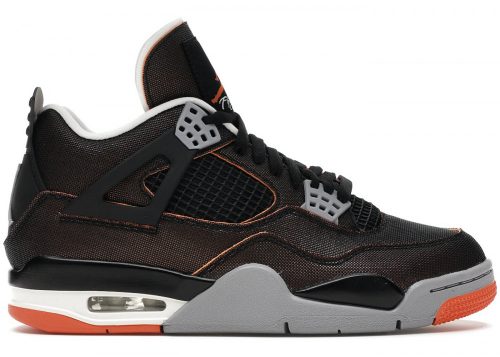 AIR JORDAN 4 RETRO SE WMNS SAIL/BLACK-STARFISH-LT SMOKE GREY