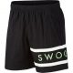 NIKE SPORTSWEAR SWOOSH SHORT BLACK/WHITE/GREEN NEBULA/EMBER GLOW