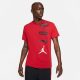 JORDAN JDN AIR STRETCH TEE GYM RED/BLACK/WHITE