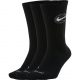 NIKE EVERYDAY BBALL SOCKS 3PR BLACK/WHITE