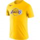 NIKE LOS ANGELES LAKERS DRI FIT ESSENTIAL LOGO TEE AMARILLO