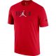 JORDAN CHICAGO BULLS COURTSIDE JDN STATEMENT TEE UNIVERSITY RED